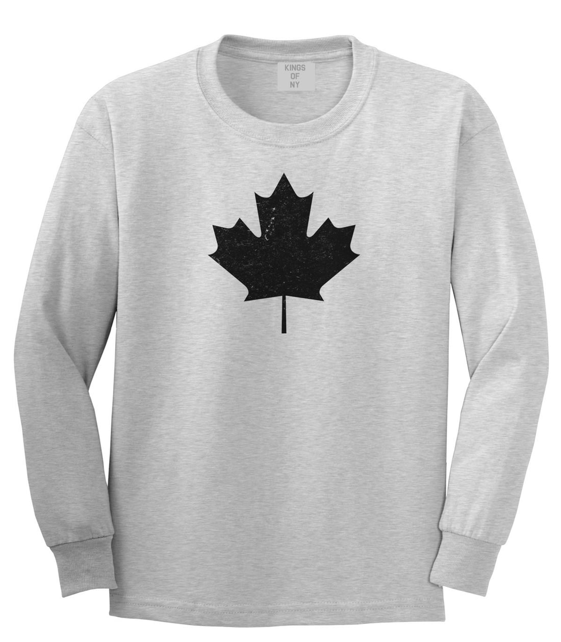 Maple Leaf Long Sleeve T-Shirt by Kings Of NY