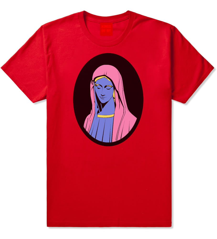 Mary Mother Of Jesus Pink T-Shirt