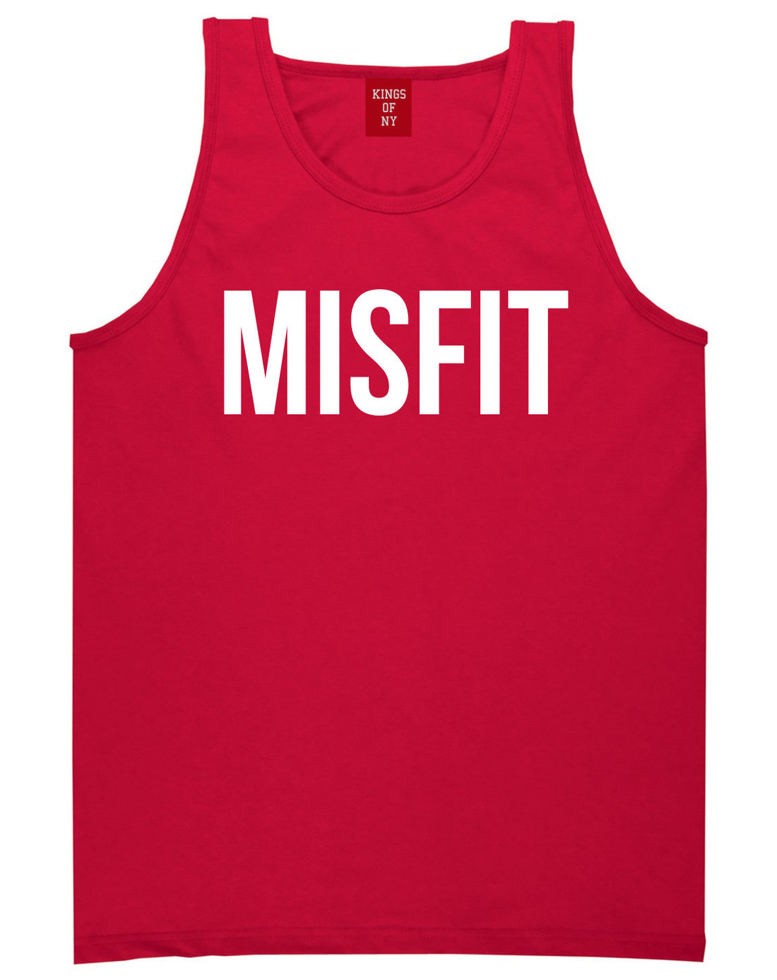 Kings Of NY Misfit Tank Top in Red