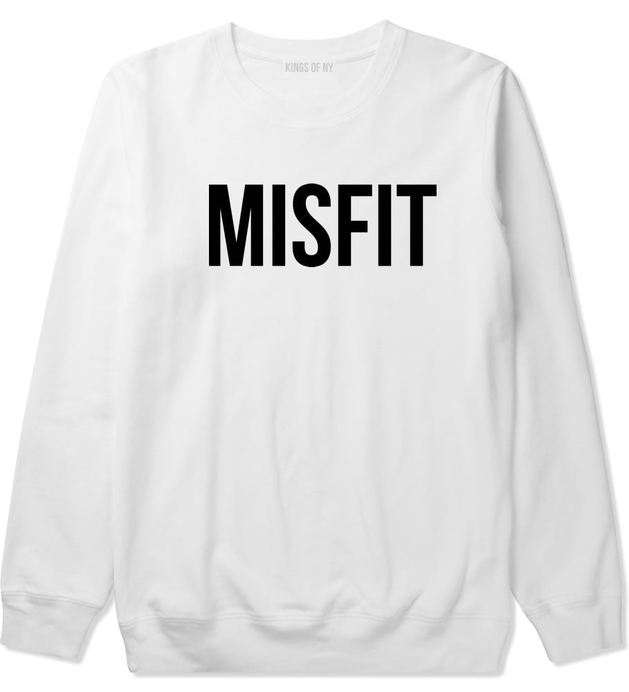 Kings Of NY Misfit Crewneck Sweatshirt in White