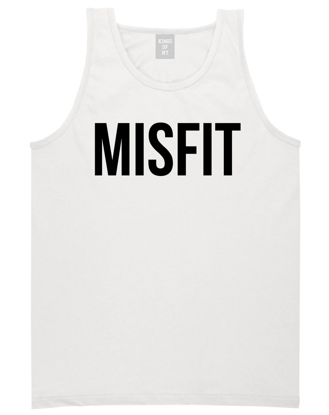 Kings Of NY Misfit Tank Top in White