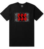 Money Bandana Gang T-Shirt in Black By Kings Of NY