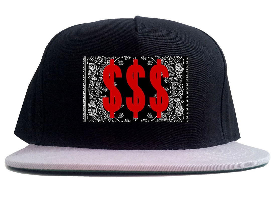 Money Bandana Gang 2 Tone Snapback Hat By Kings Of NY