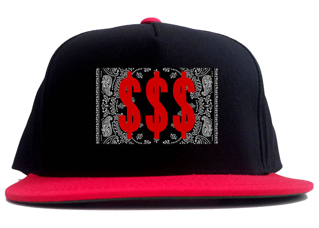 Money Bandana Gang 2 Tone Snapback Hat By Kings Of NY