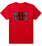 Money Bandana Gang Boys Kids T-Shirt in Red By Kings Of NY