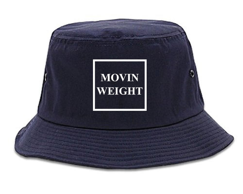 Movin Weight Hustler Bucket Hat in Blue by Kings Of NY