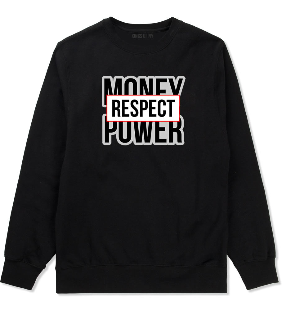 Money Power Respect Boys Kids Crewneck Sweatshirt in Black By Kings Of NY