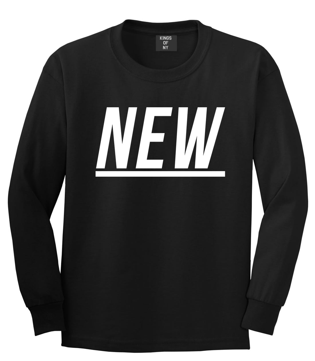 New Long Sleeve T-Shirt in Black by Kings Of NY