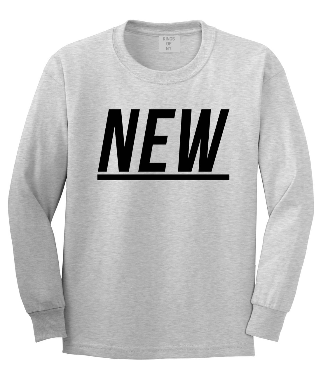 New Long Sleeve T-Shirt in Grey by Kings Of NY