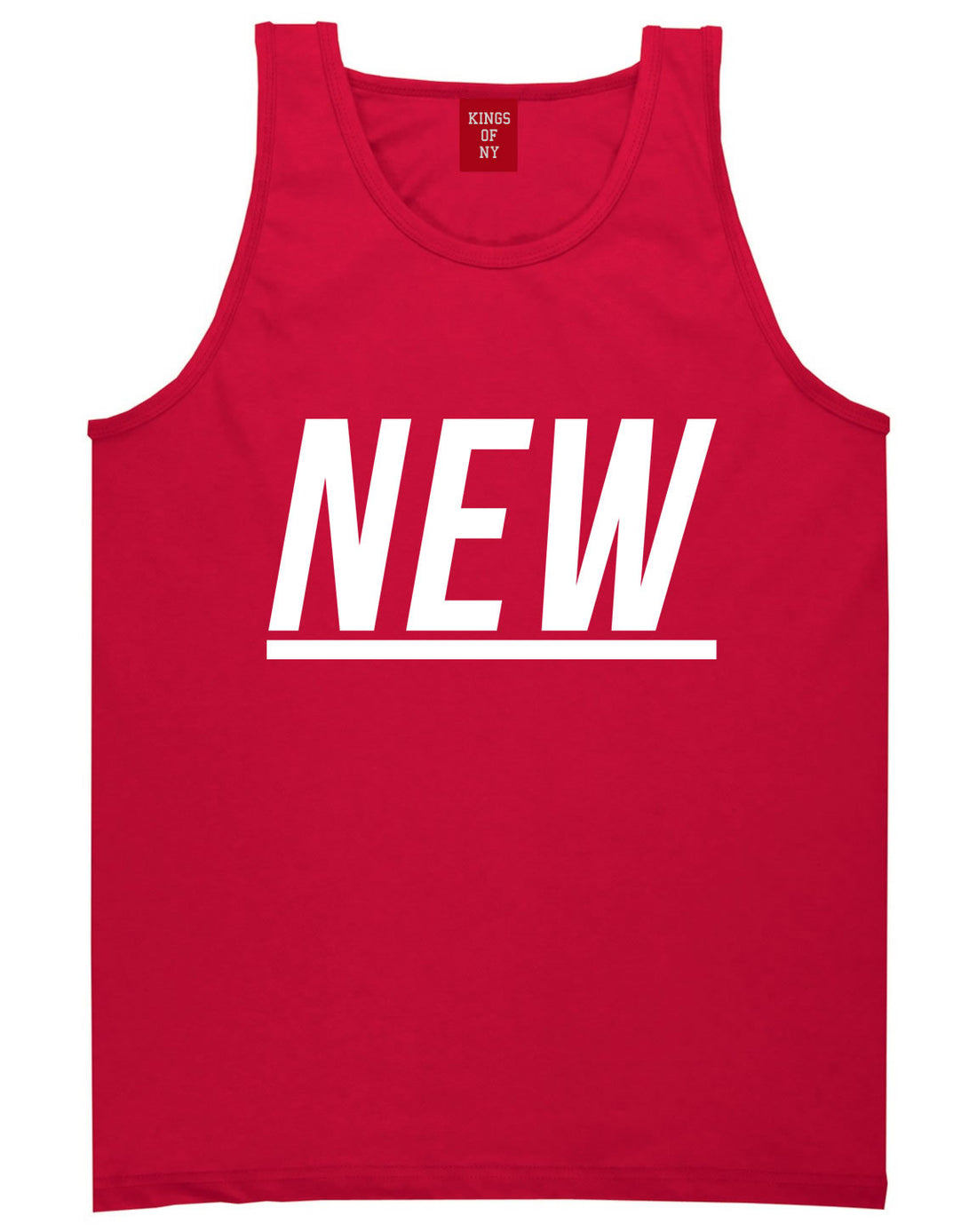 New Tank Top in Red by Kings Of NY