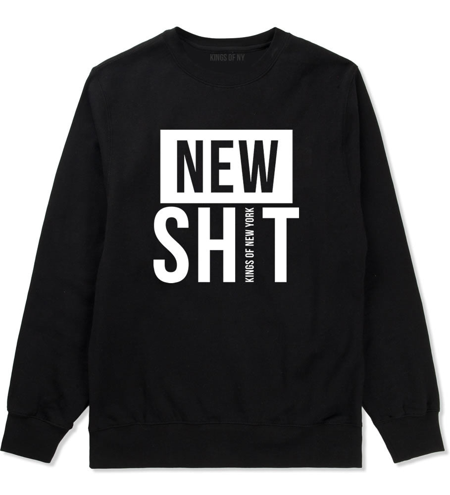 New Shit Crewneck Sweatshirt in Black by Kings Of NY