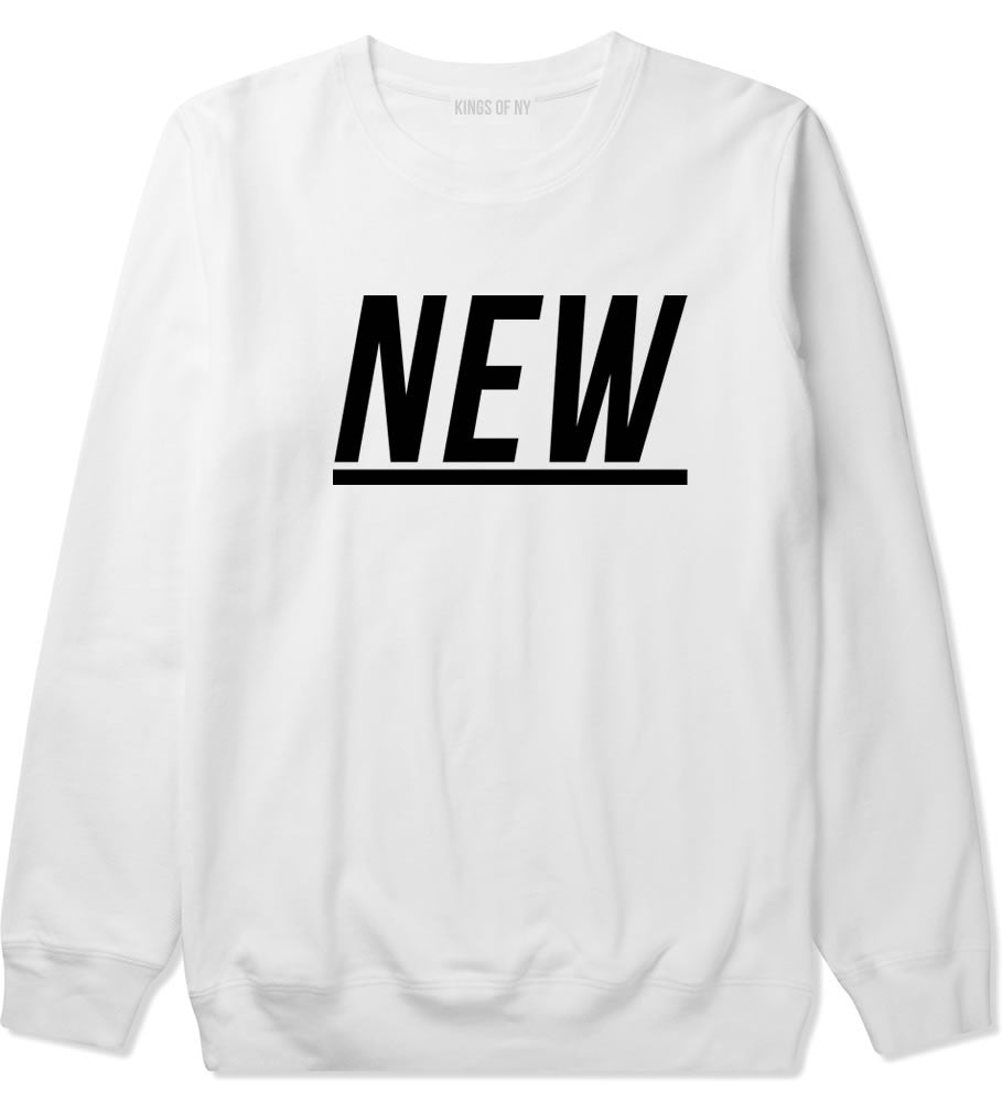 New Crewneck Sweatshirt in White by Kings Of NY