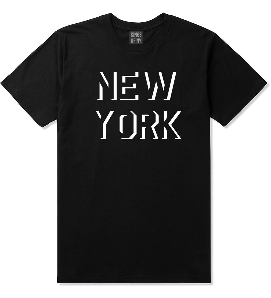New York Shadow Logo T-Shirt in Black