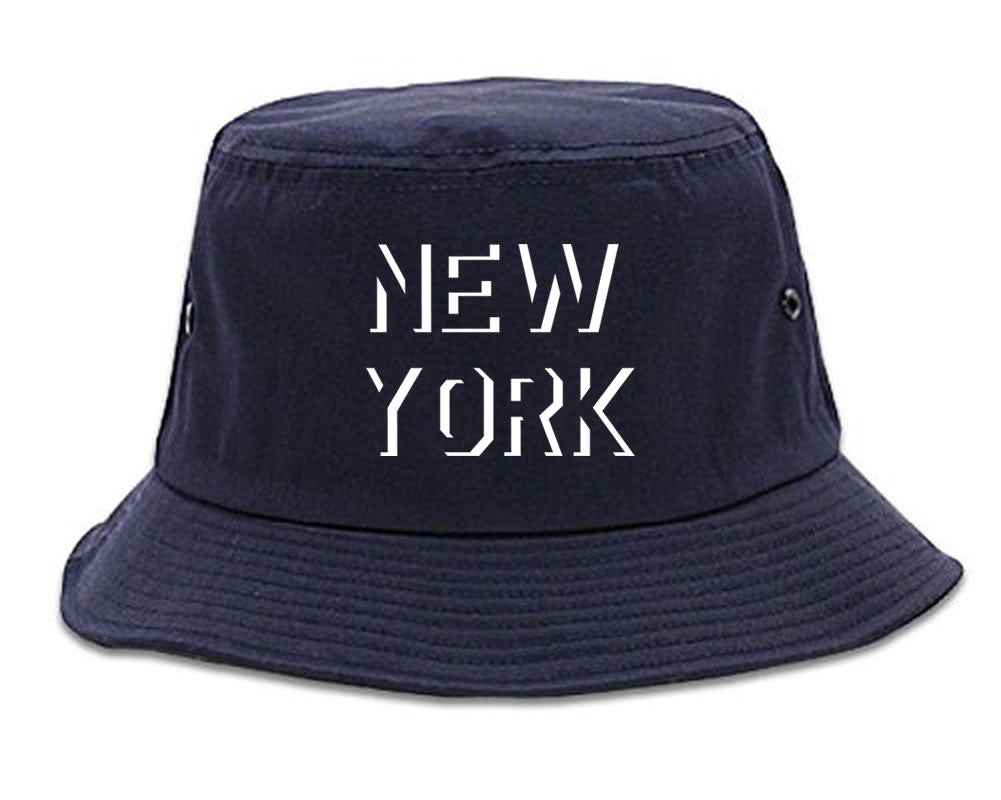 New York Shadow Logo Bucket Hat