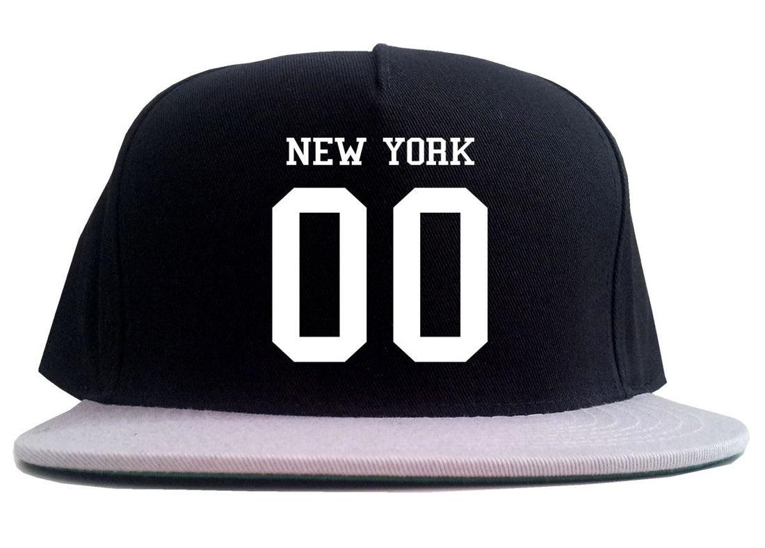 New York Team 00 Jersey 2 Tone Snapback Hat By Kings Of NY