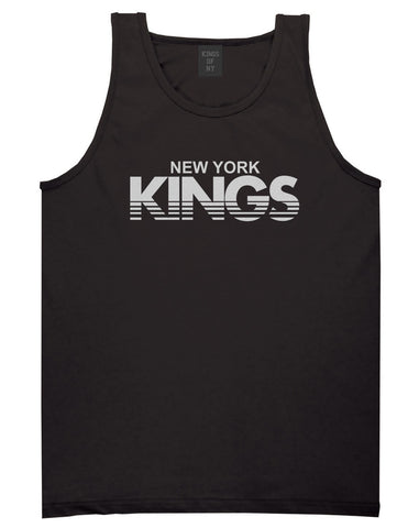 New York Kings Racing Style Tank Top in Black by Kings Of NY