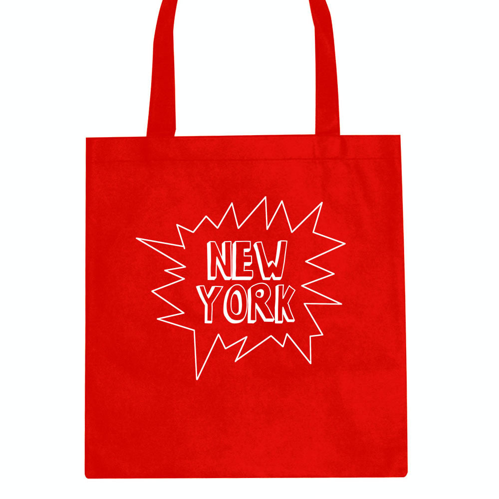 New York Bubble Quote Tote Bag by Kings Of NY