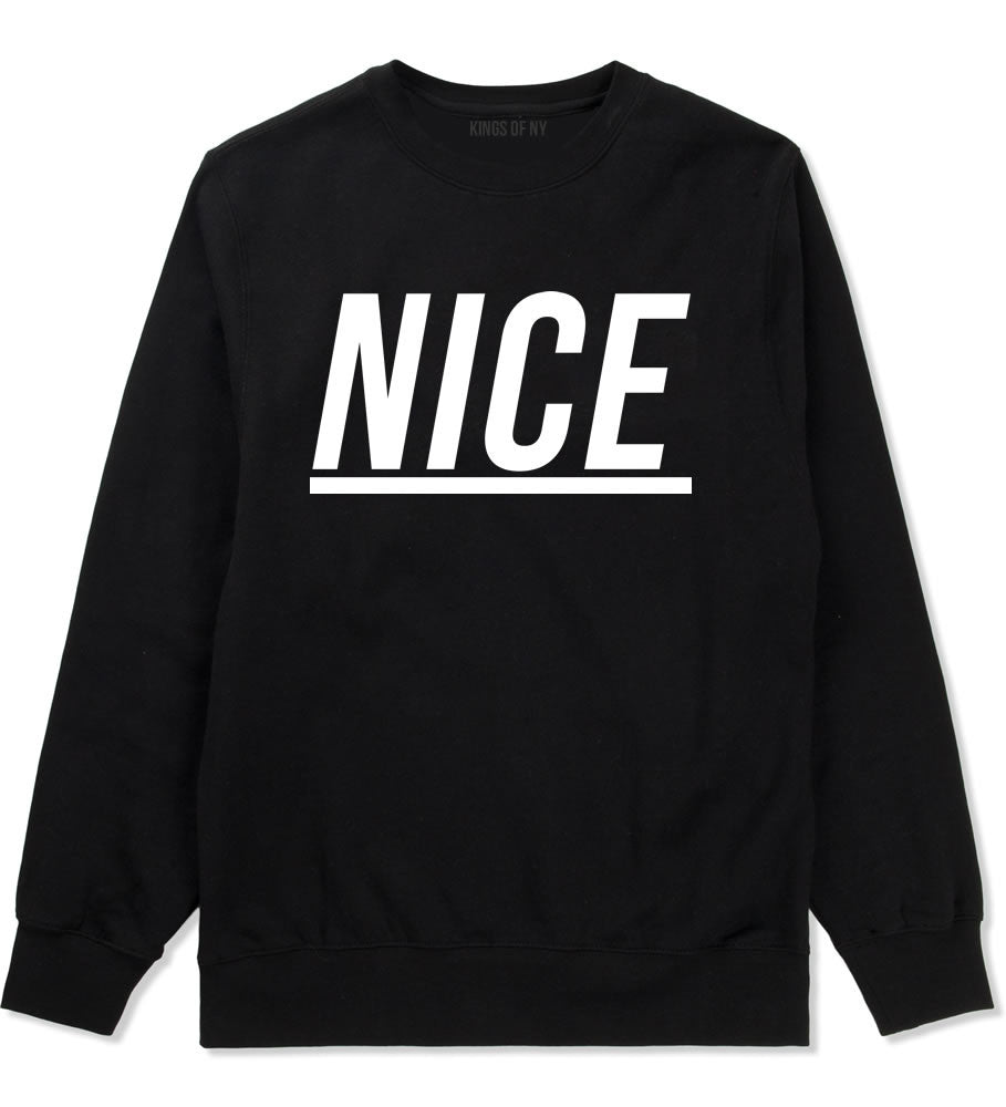 Nice Crewneck Sweatshirt in Black by Kings Of NY