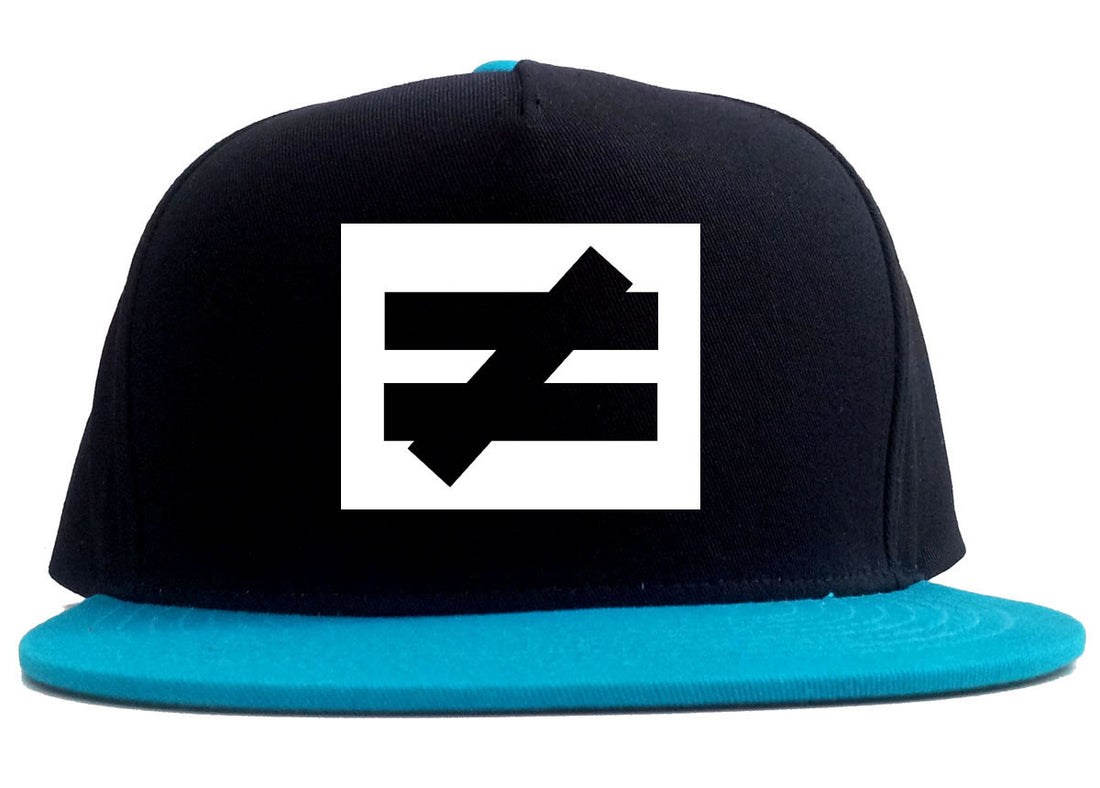 No Equal No Competition 2 Tone Snapback Hat in Black and Blue by Kings Of NY