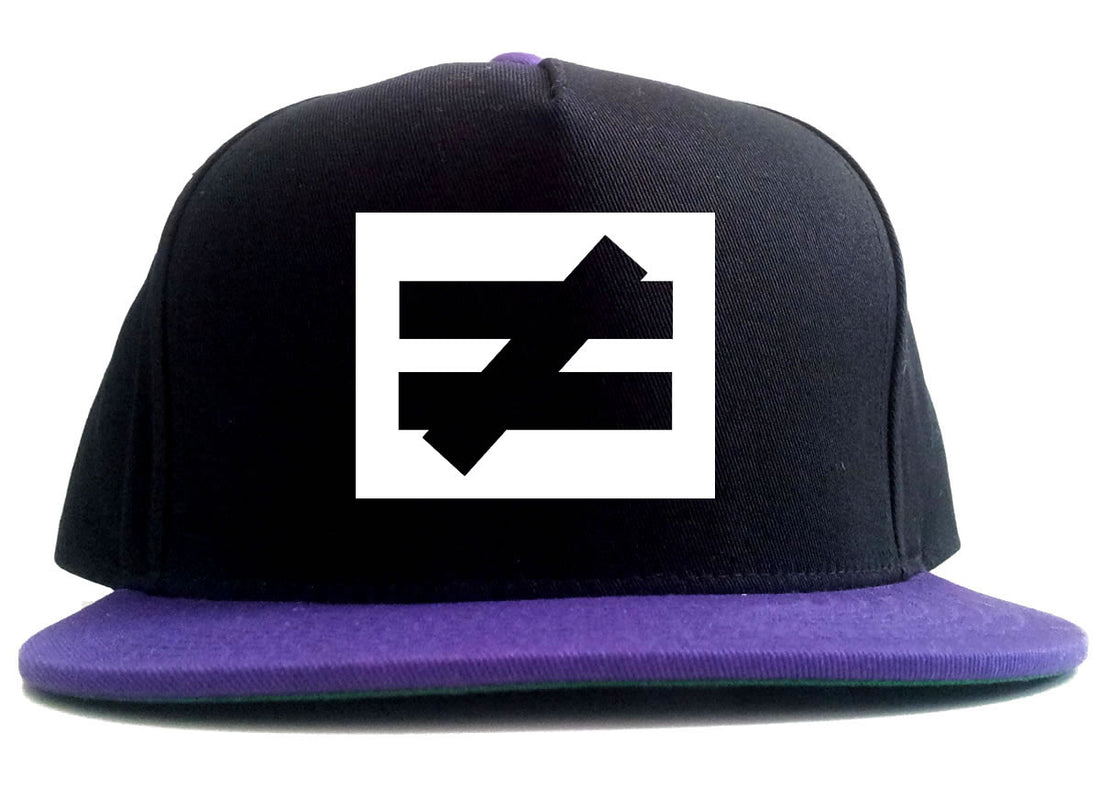 No Equal No Competition 2 Tone Snapback Hat in Black and Purple by Kings Of NY