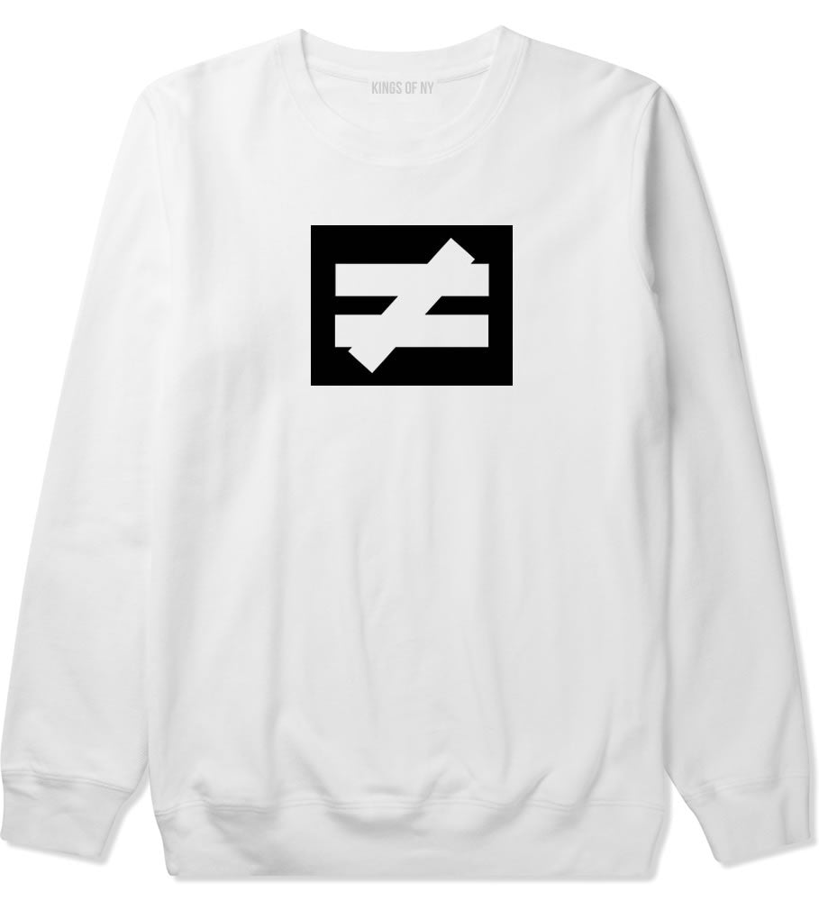 No Equal No Competition Crewneck Sweatshirt in White by Kings Of NY