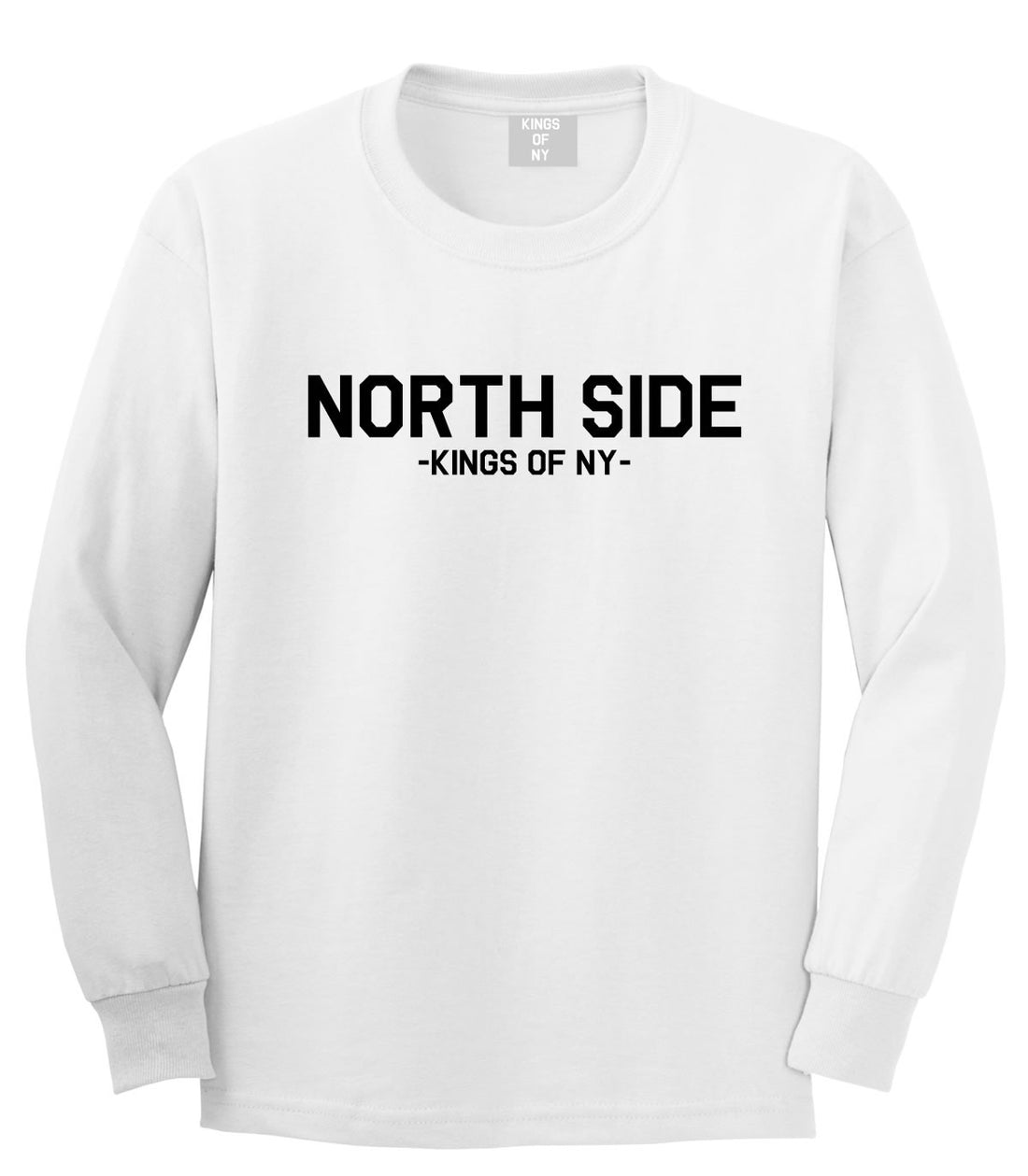 North Side Long Sleeve T-Shirt in White