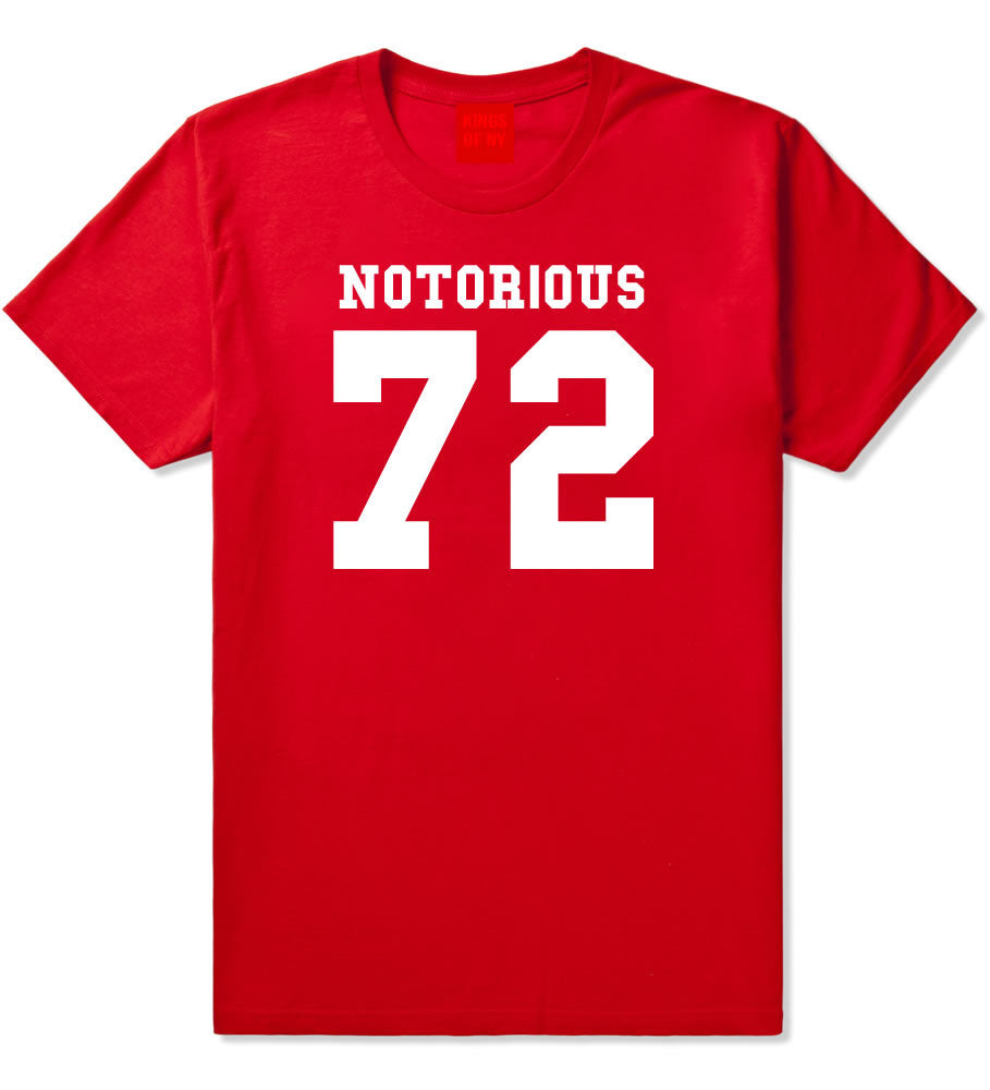 Notorious 72 Team T-Shirt in Red by Kings Of NY