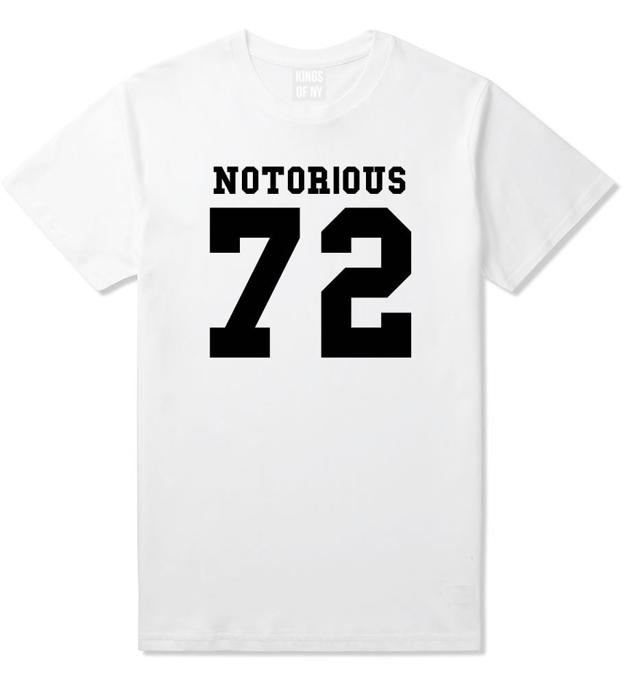 Notorious 72 Team T-Shirt in White by Kings Of NY