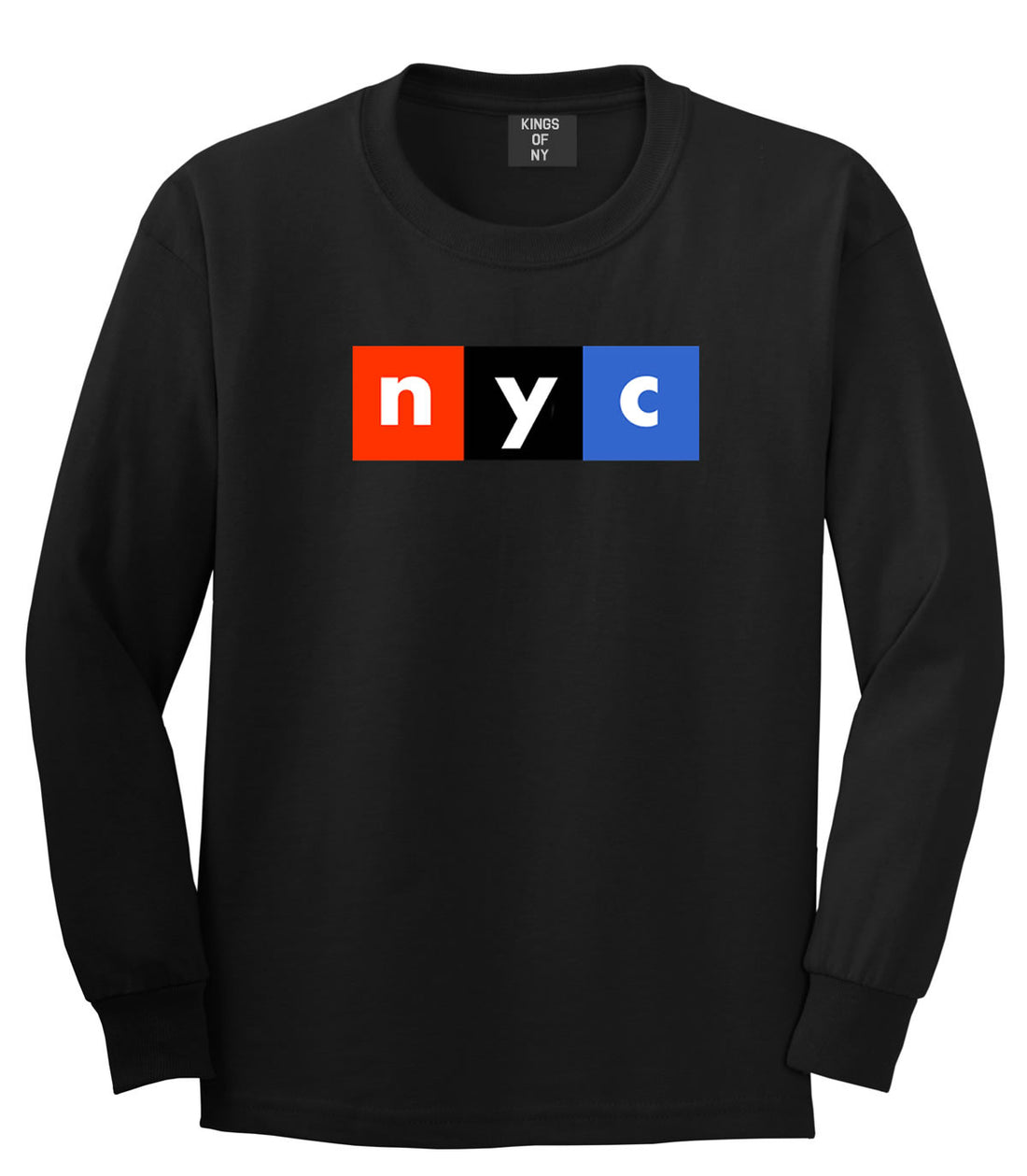 NYC Logo Long Sleeve T-Shirt By Kings Of NY