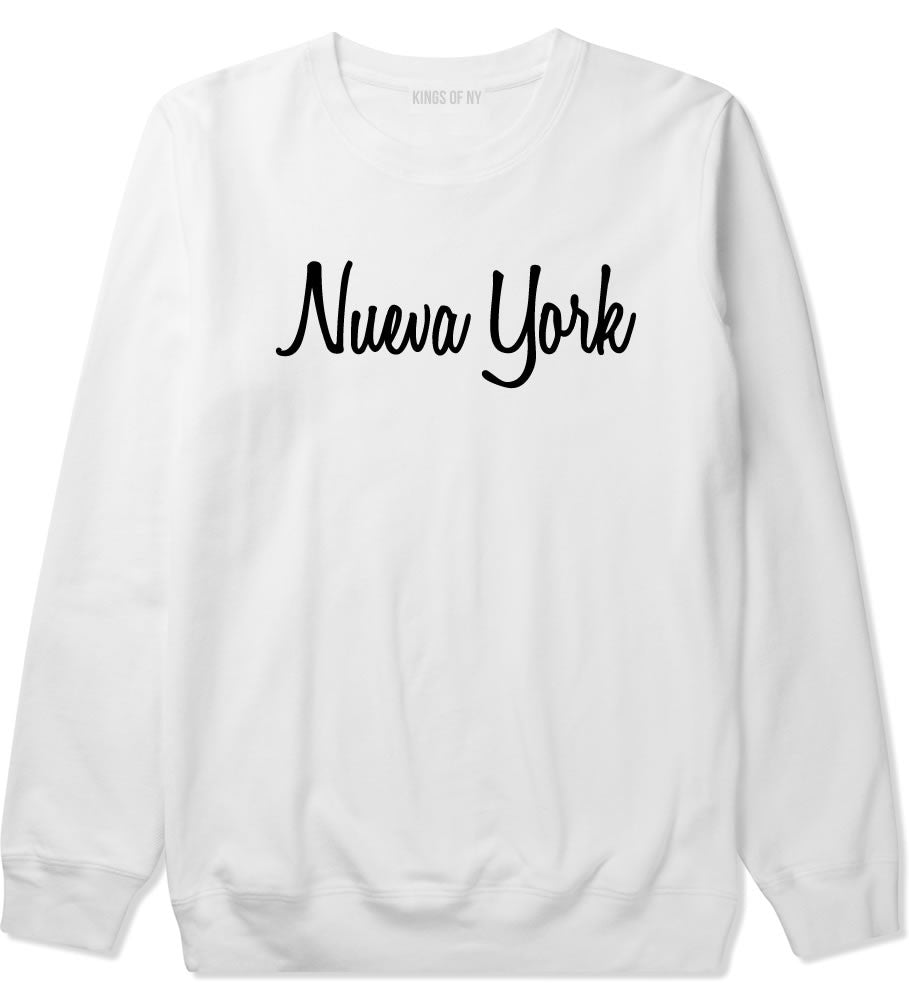 Nueva York PR DR Parade Crewneck Sweatshirt in White