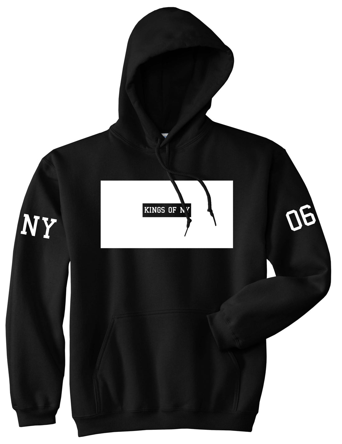 New York Logo 2006 Style Trill Pullover Hoodie Hoody In Black by Kings Of NY