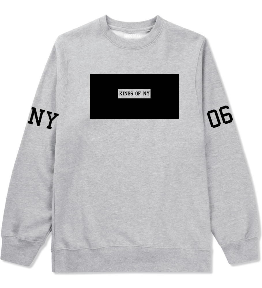 New York Logo 2006 Style Trill Boys Kids Crewneck Sweatshirt In Grey by Kings Of NY