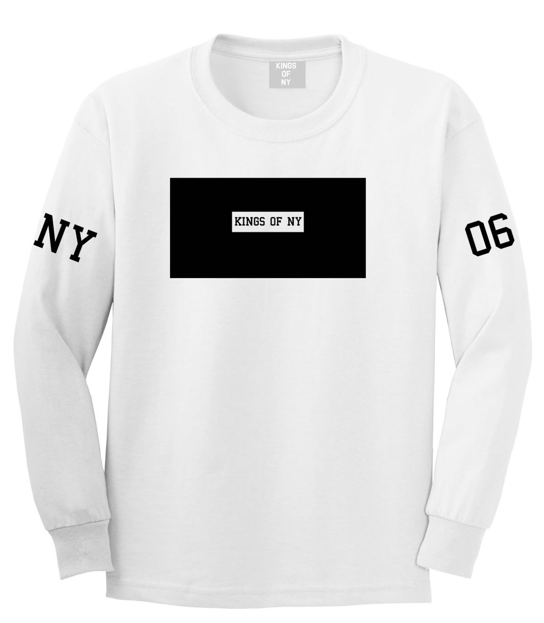 New York Logo 2006 Style Trill Long Sleeve Boys Kids T-Shirt in White by Kings Of NY