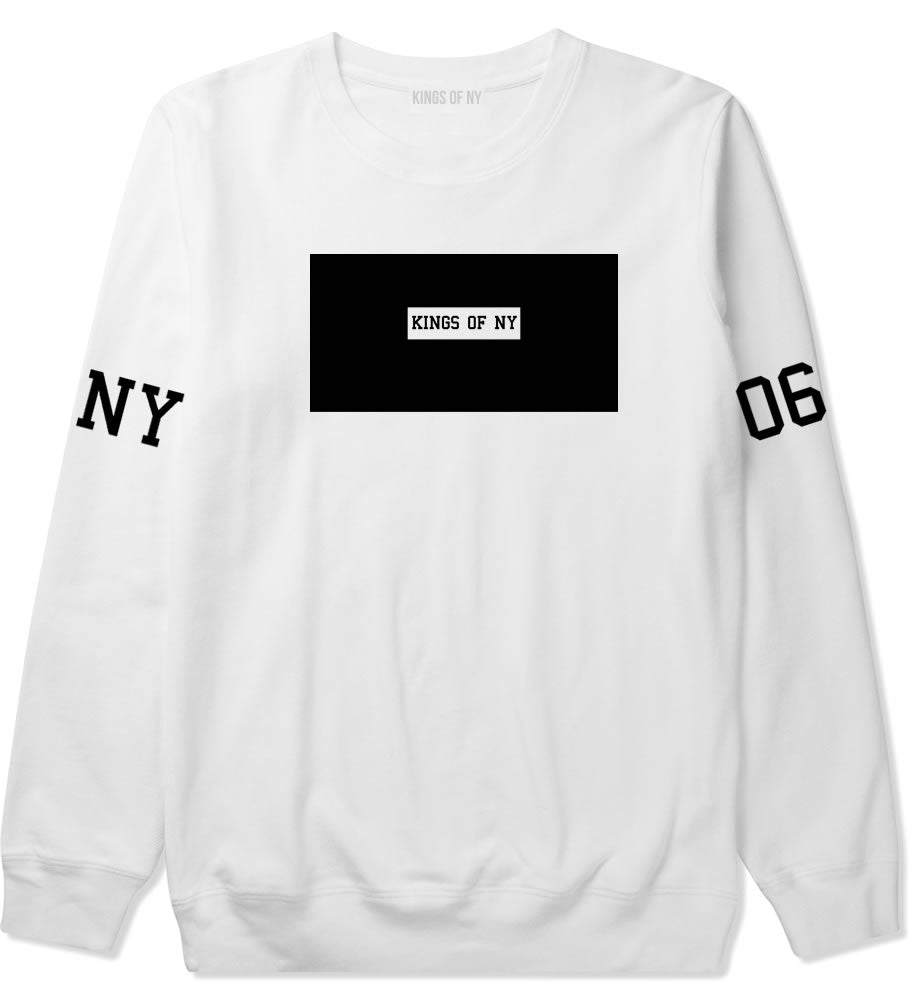 New York Logo 2006 Style Trill Boys Kids Crewneck Sweatshirt in White by Kings Of NY