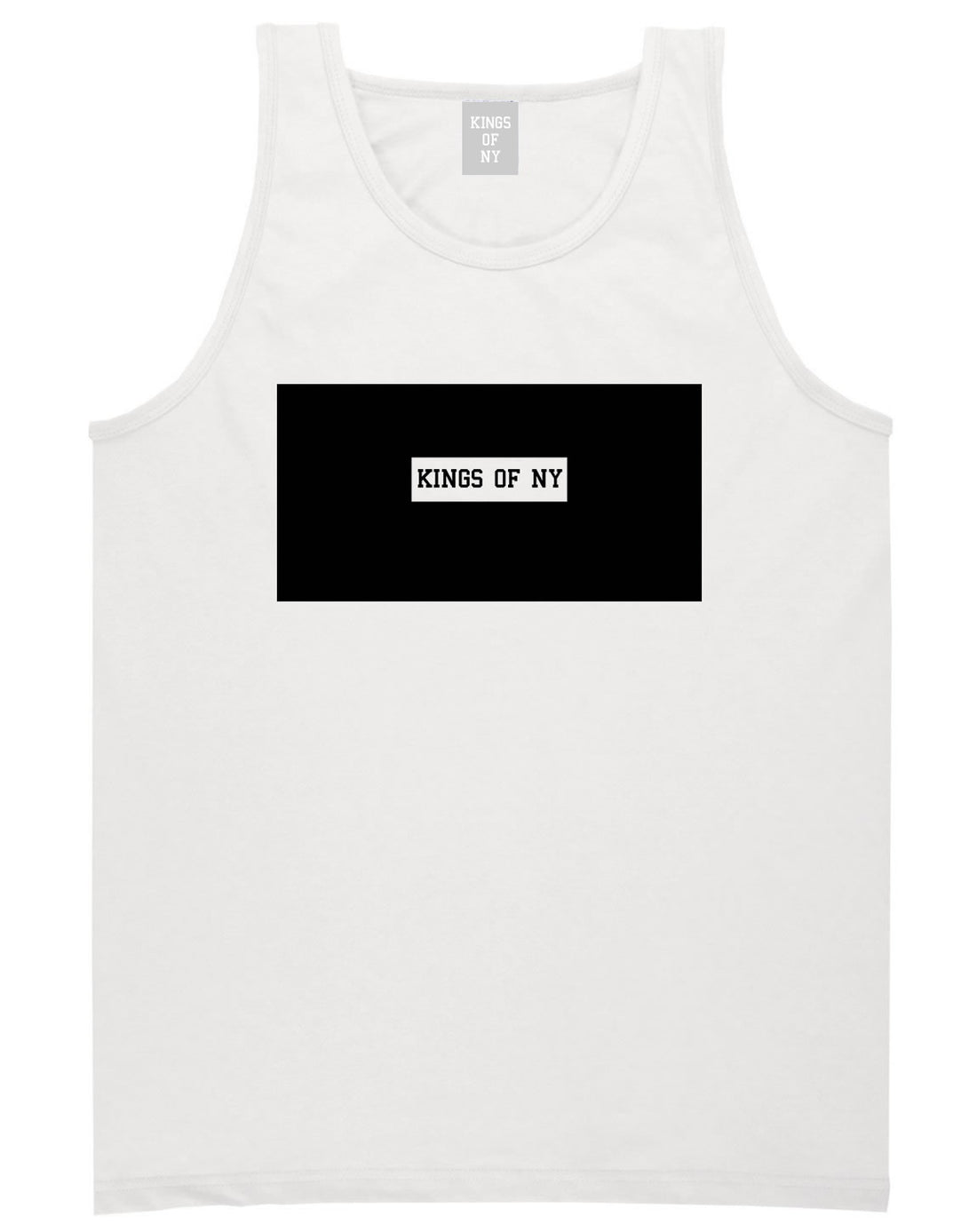 New York Logo 2006 Style Trill Tank Top In White by Kings Of NY