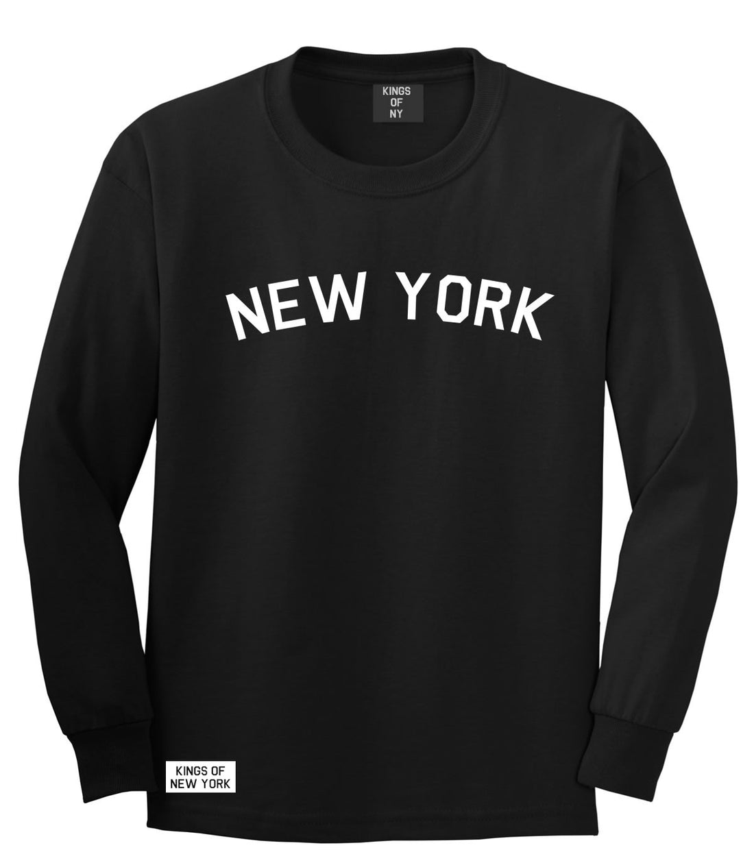 New York Arch Long Sleeve T-Shirt in Black by Kings Of NY