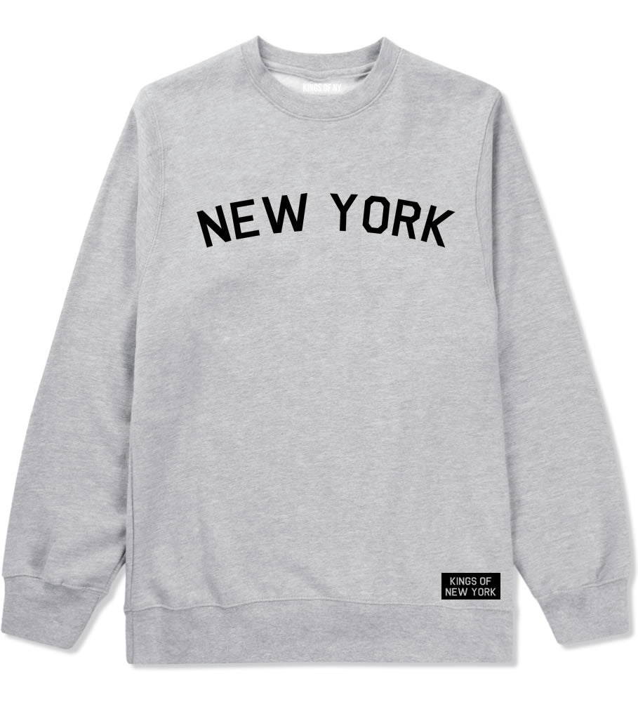 New York Arch Crewneck Sweatshirt in Grey by Kings Of NY