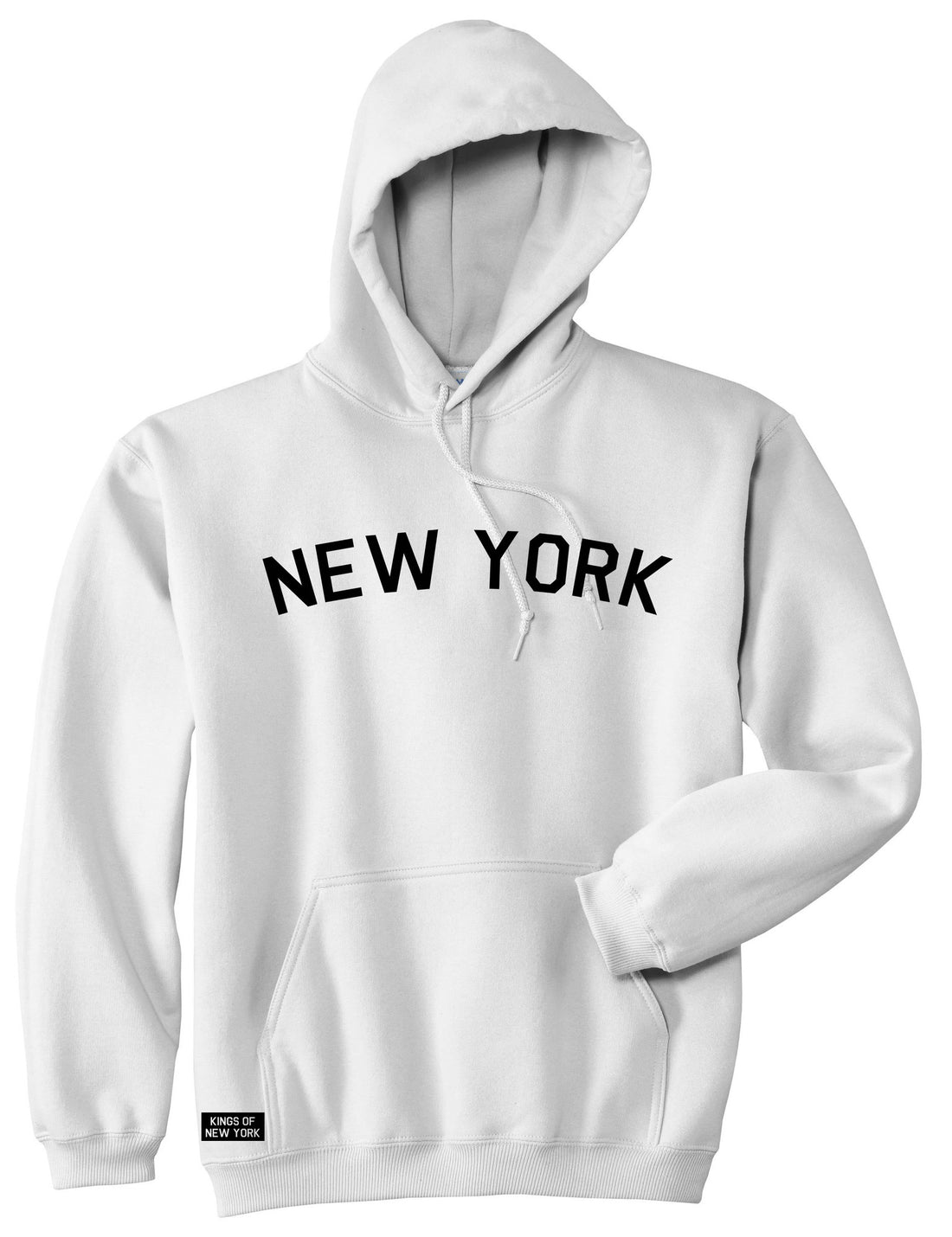 New York Arch Pullover Hoodie Hoody in White by Kings Of NY