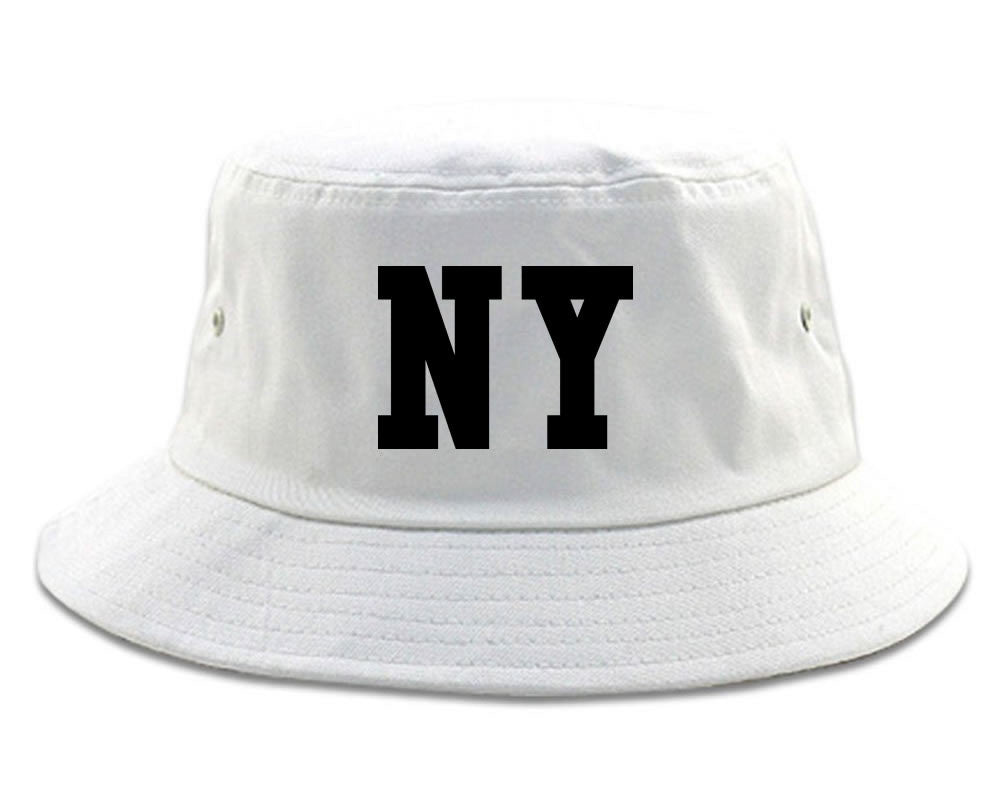 NY Bandana Print New York Black Flag Bucket Hat By Kings Of NY