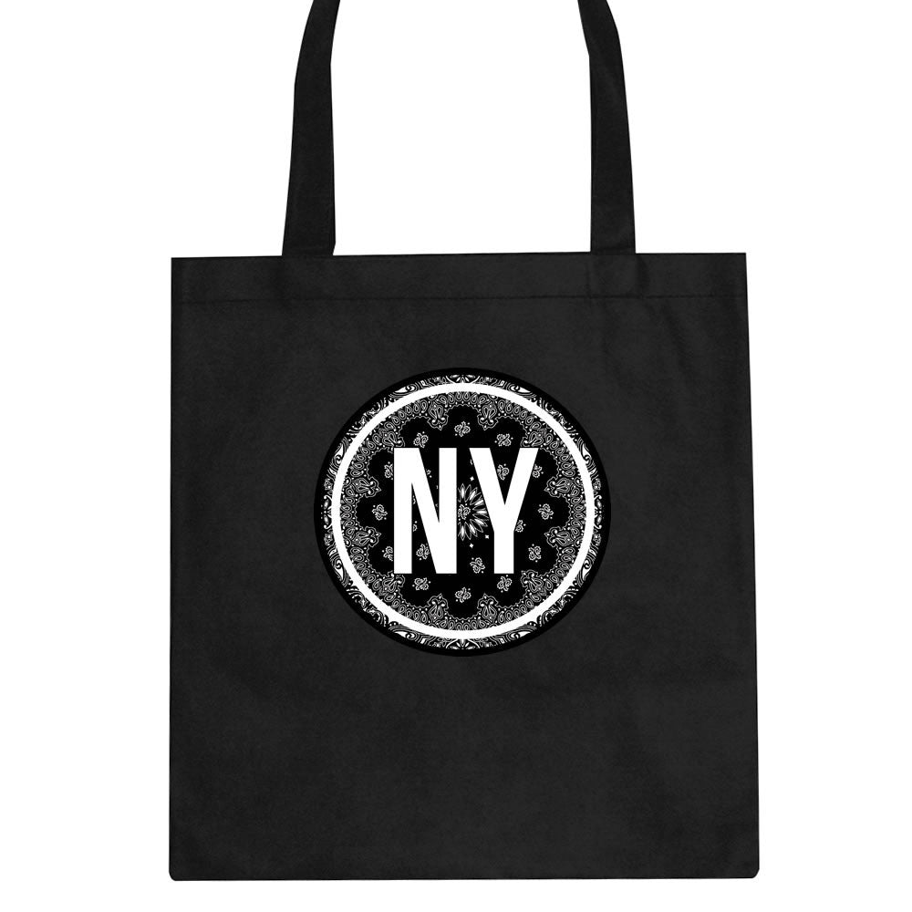 NY Bandana Print New York Tote Bag by Kings Of NY