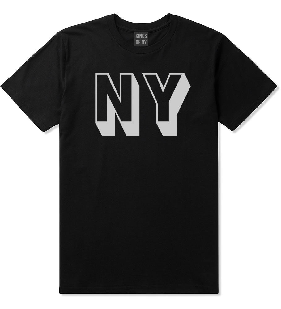 NY Block Letter New York T-Shirt in Black By Kings Of NY