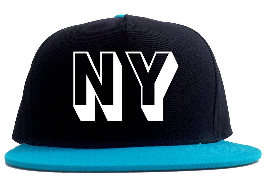 NY Block Letter New York 2 Tone Snapback Hat By Kings Of NY