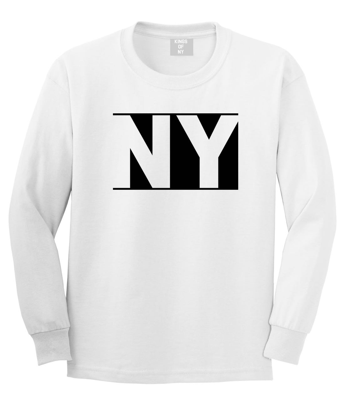 NY Block New York Long Sleeve T-Shirt in White