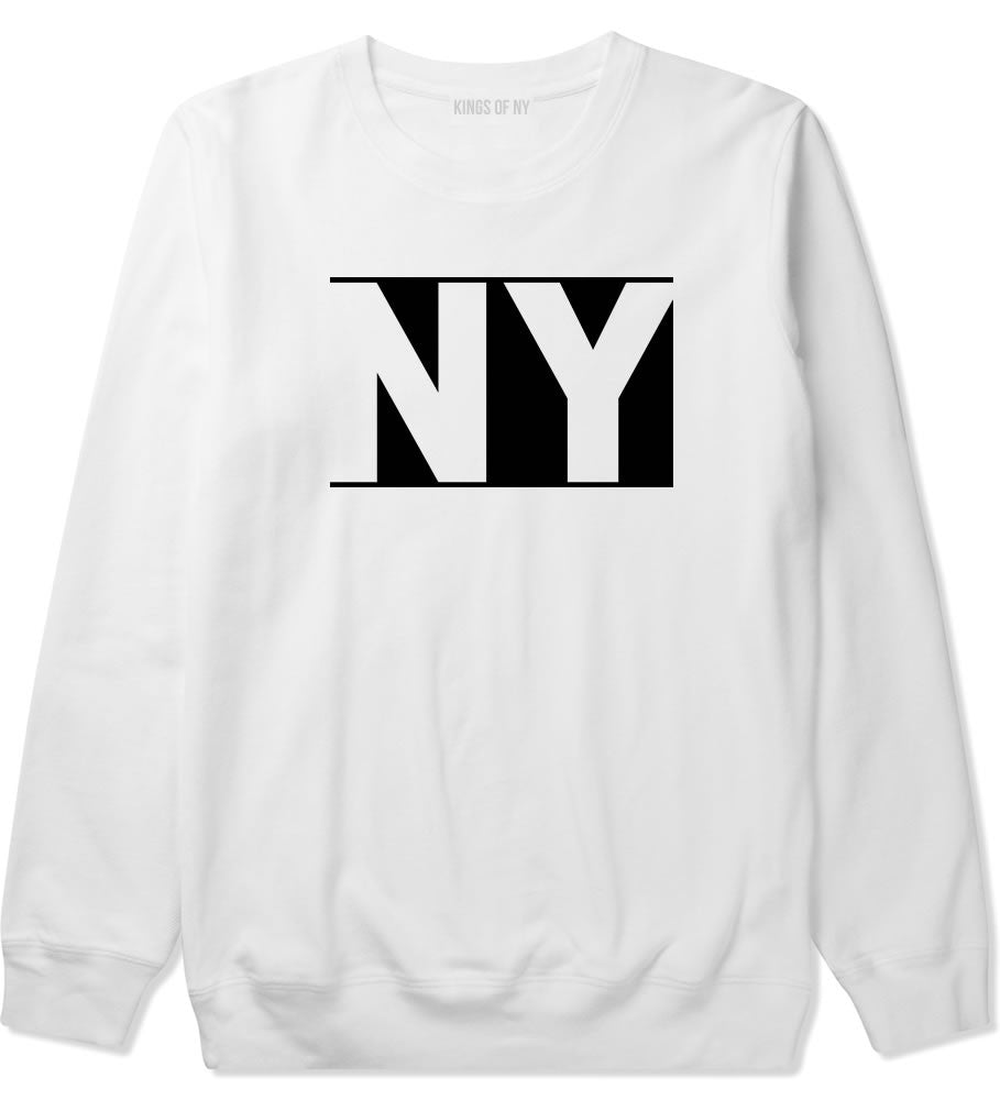 NY Block New York Crewneck Sweatshirt in White