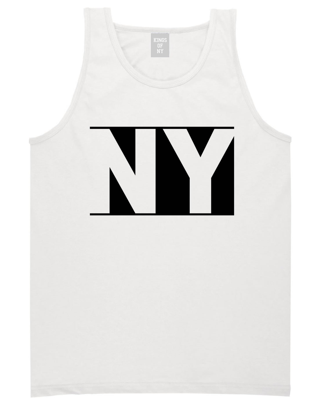 NY Block New York Tank Top in White