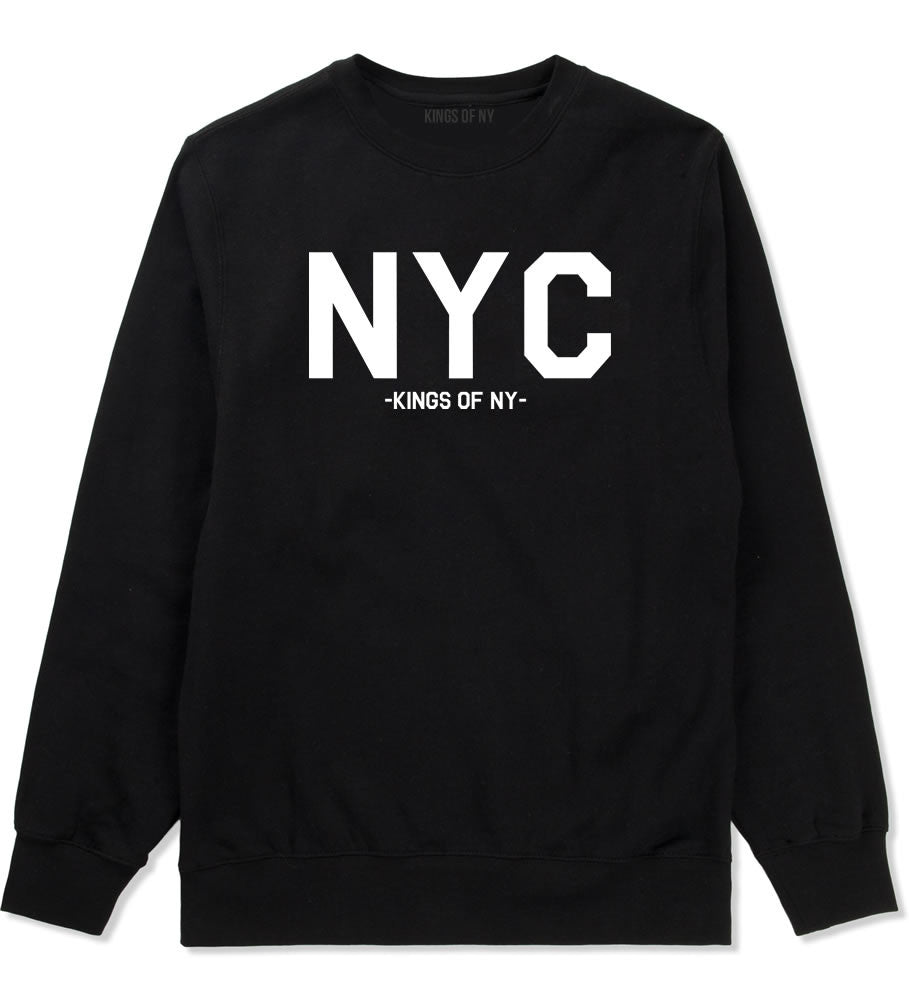 NYC City New York Crewneck Sweatshirt in Black