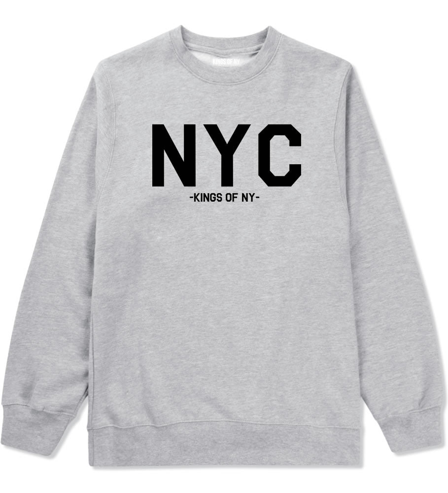 NYC City New York Crewneck Sweatshirt in Grey