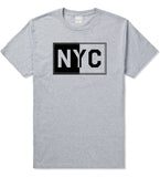 NYC Rectangle New York City T-Shirt in Grey By Kings Of NY
