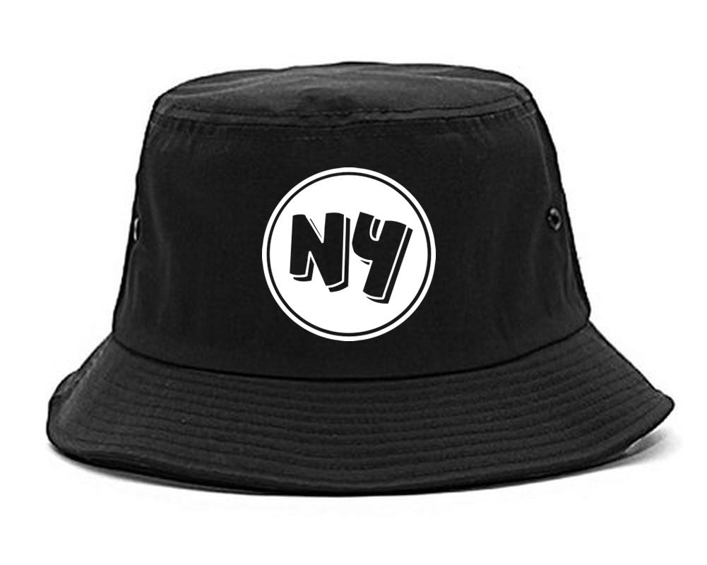 NY Circle Chest Logo Bucket Hat By Kings Of NY