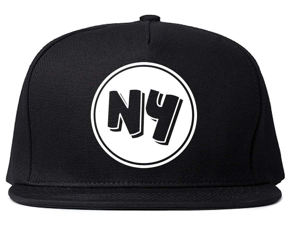 NY Circle Chest Logo Snapback Hat By Kings Of NY